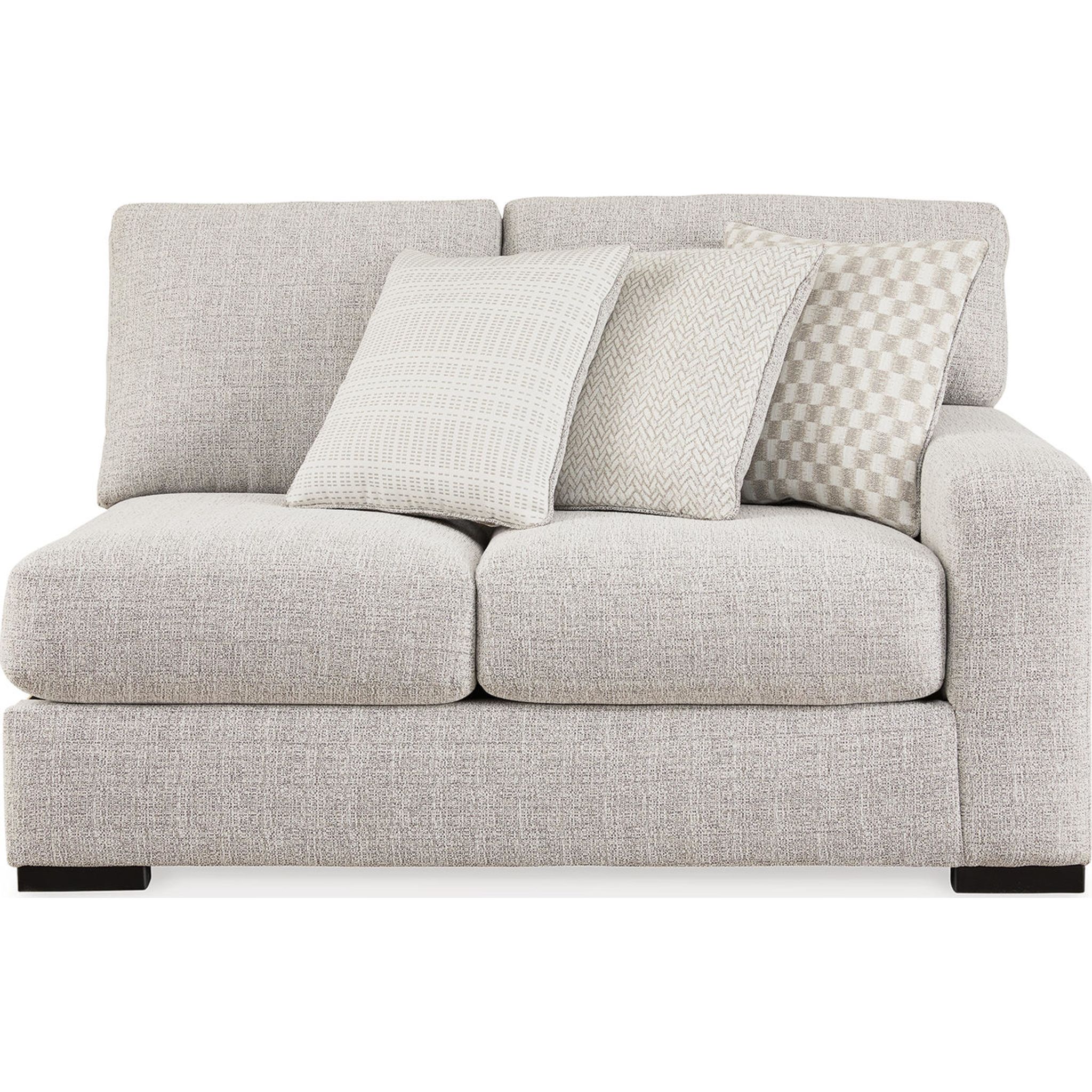 Larce-Exclusive 4 Piece Sectional - Stone/Reversible - Gallery Image 7