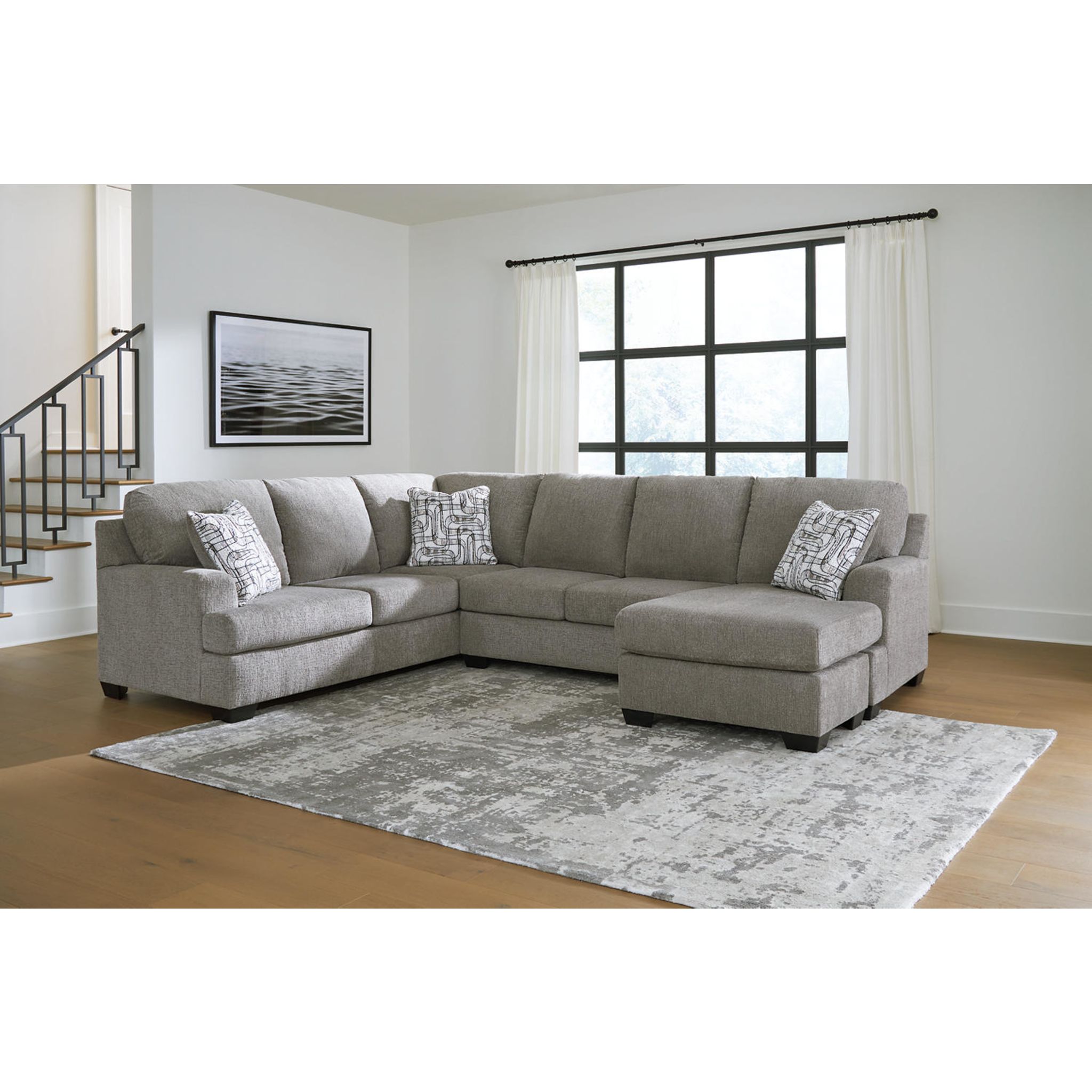 Erinsburg-Exclusive 2 Piece Sectional with Chaise - Gallery Image 2
