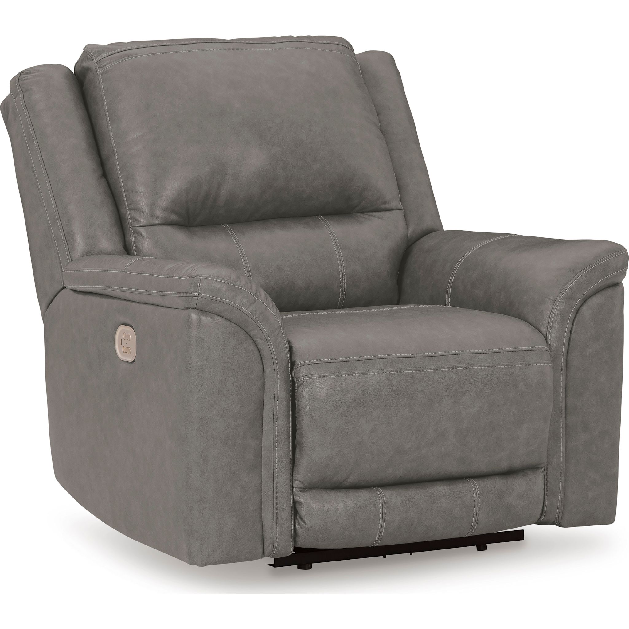 Trasimeno Power Recliner - Grey - Gallery Image 4