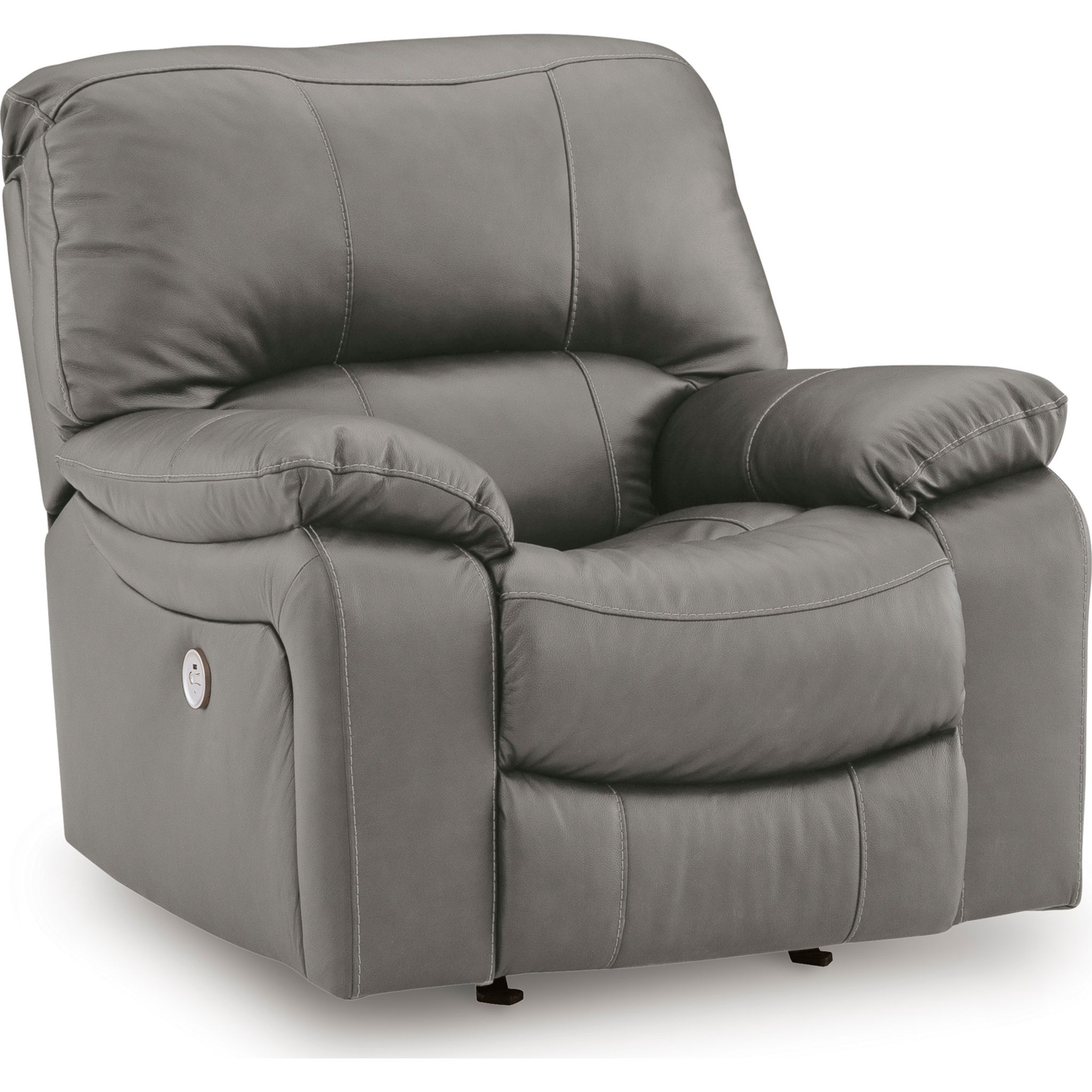 Leesworth Power Recliner - Gray - Gallery Image 2
