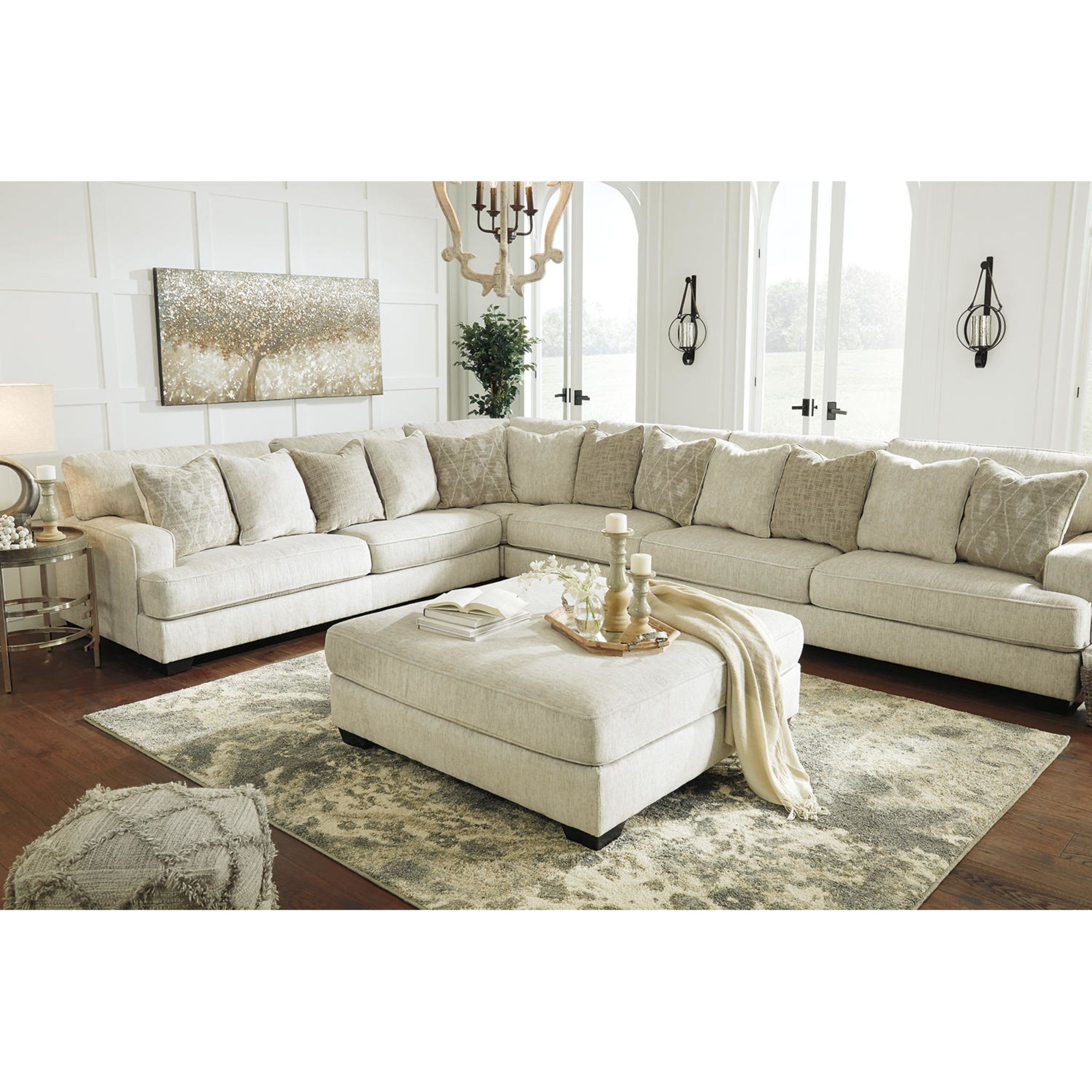 Rawcliffe Oversized Accent Ottoman - Gallery Image 3