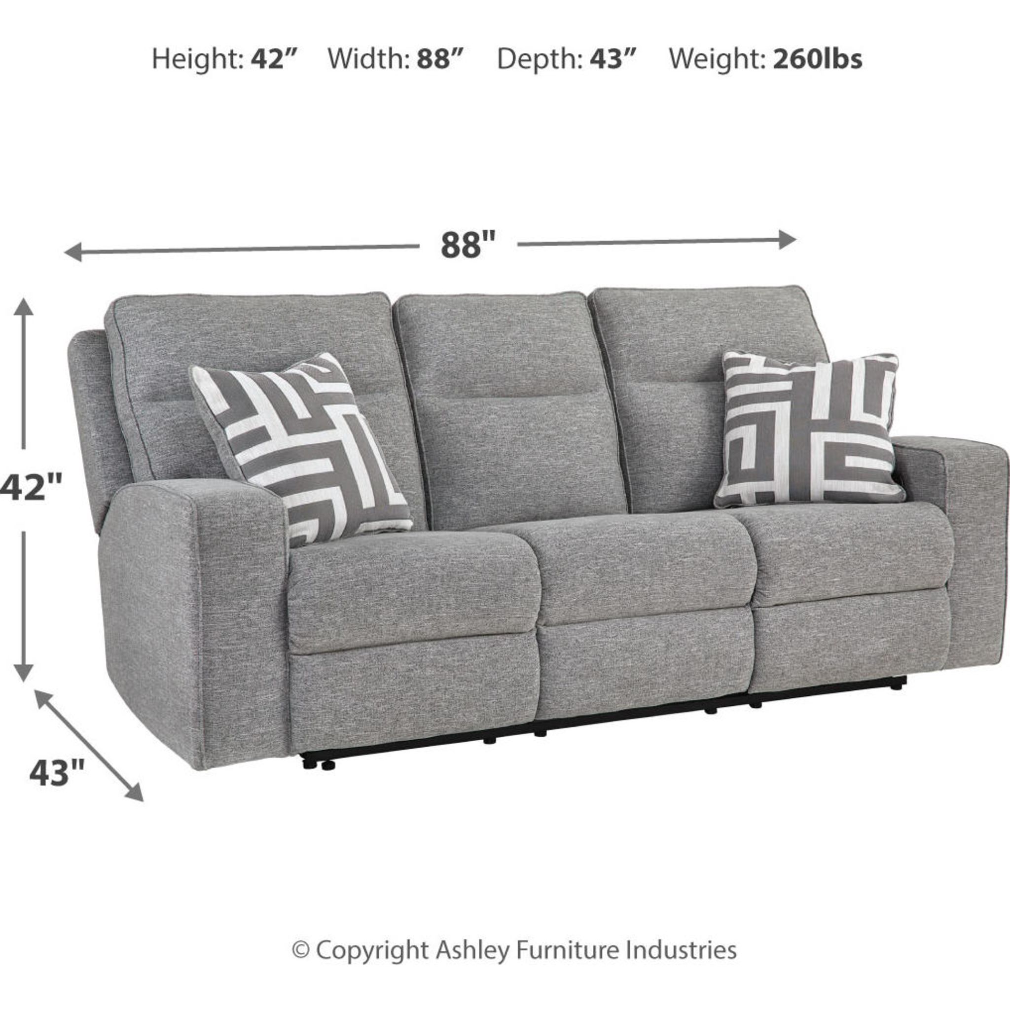 Biscoe-Exclusive Power Reclining Sofa with Adjustable Headrest - Gallery Image 5