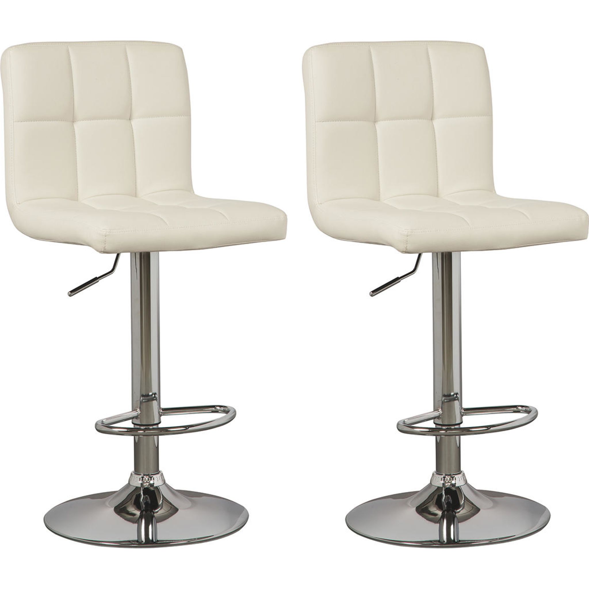Bellatier Adjustable Height Stool - Bone - Gallery Image 1
