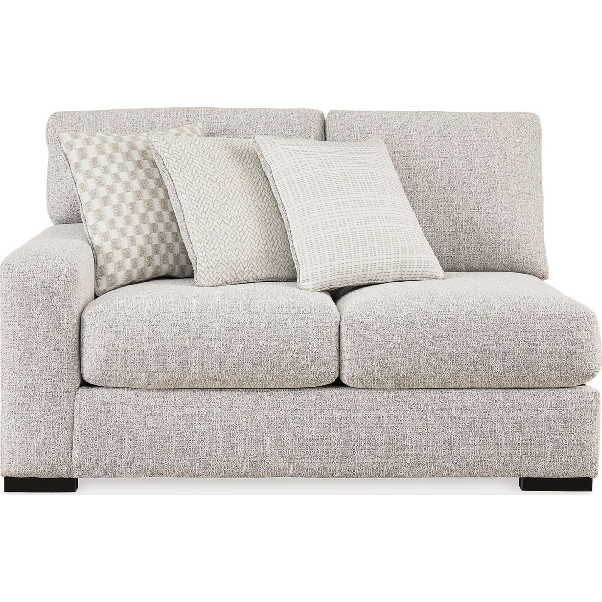 Larce-Exclusive 4 Piece Sectional - Stone/Reversible - Gallery Image 8