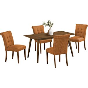 Walnut/Orange
