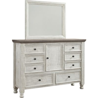 Johnelle dresser sales and mirror