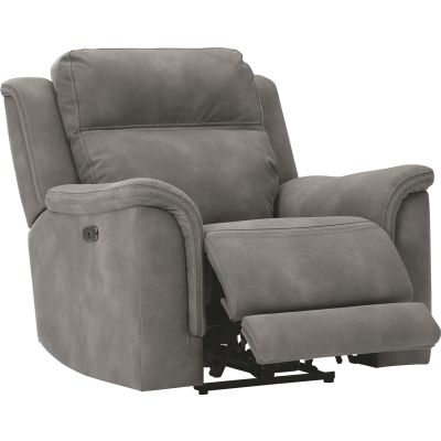 Mcteer charcoal top power recliner