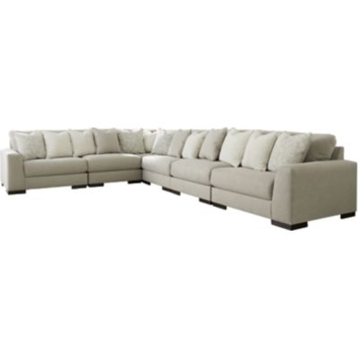 Savesto ivory 6 2025 piece laf sectional