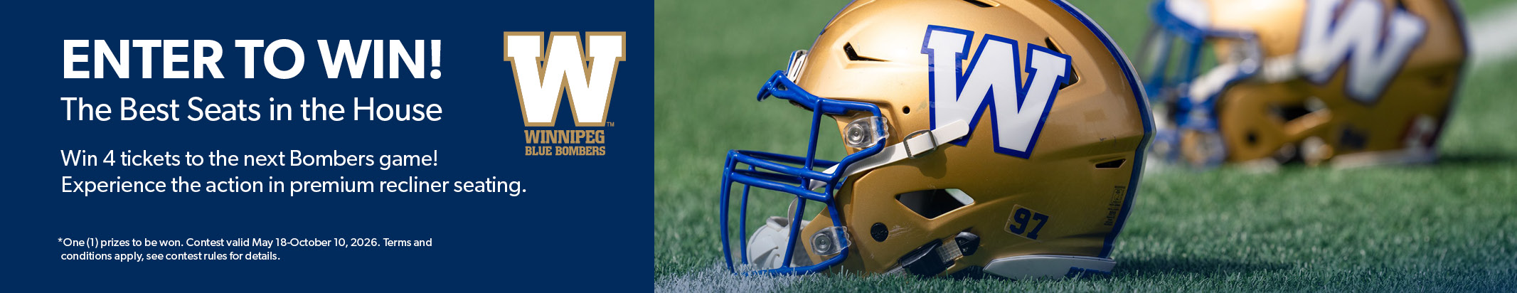 Win Winnipeg Blue Bombers Tickets