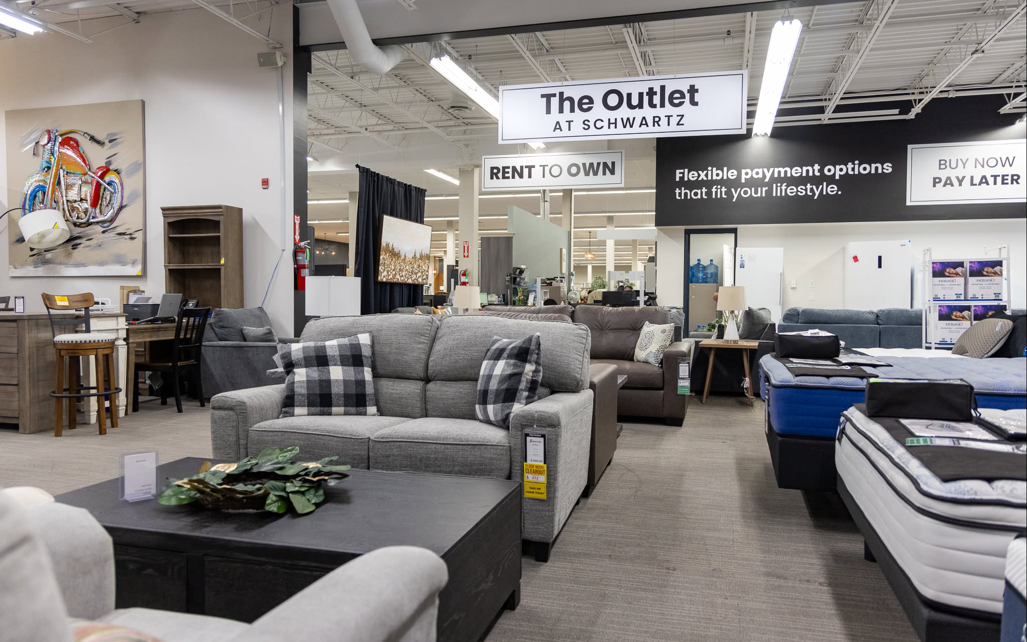 Modern-day showroom and team