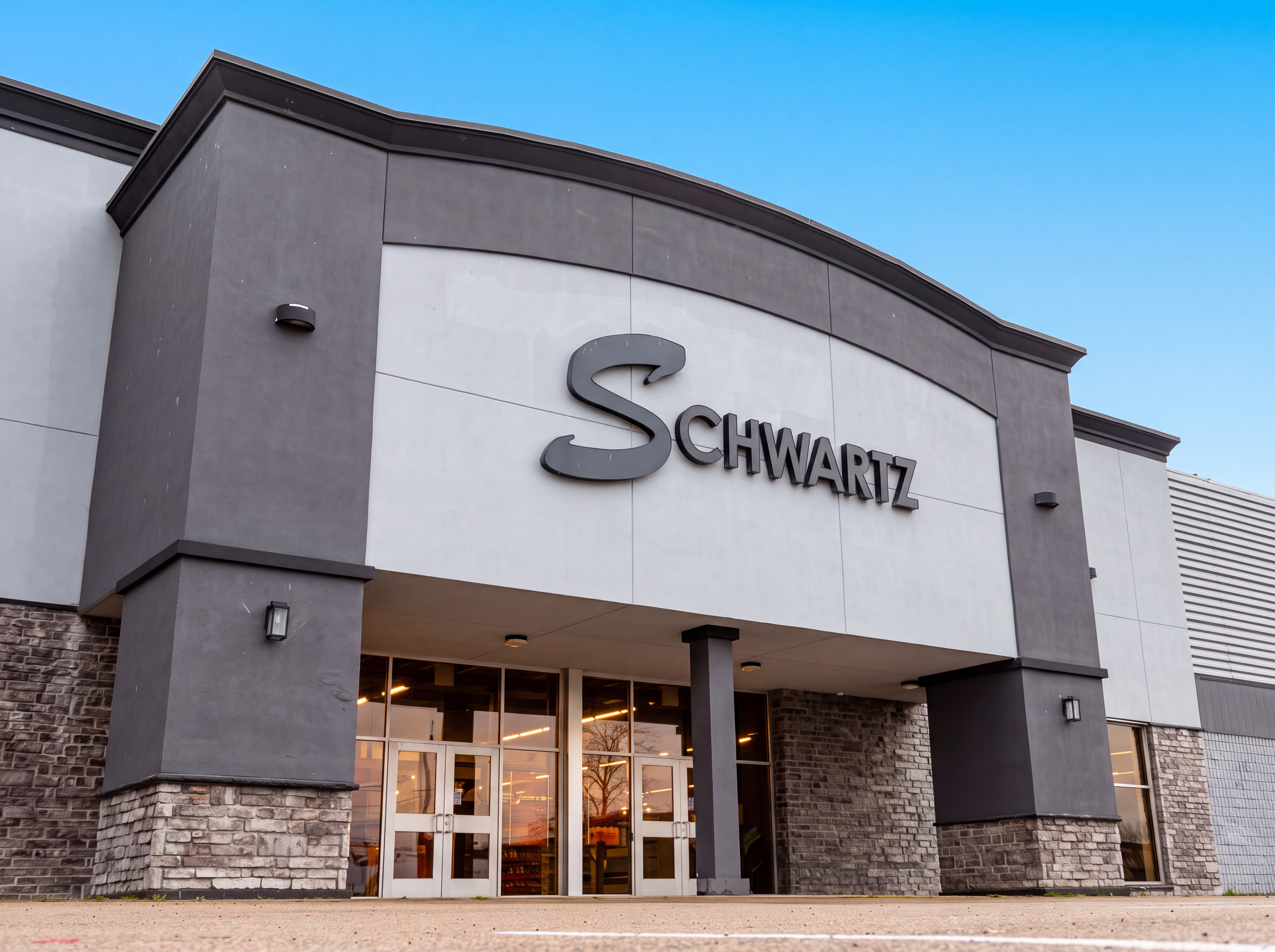 Interior of Schwartz Furniture Sydney showroom